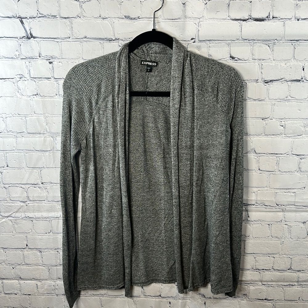 🧥 Express Lightweight Dark Gray Cardigan - Size Small 🧥